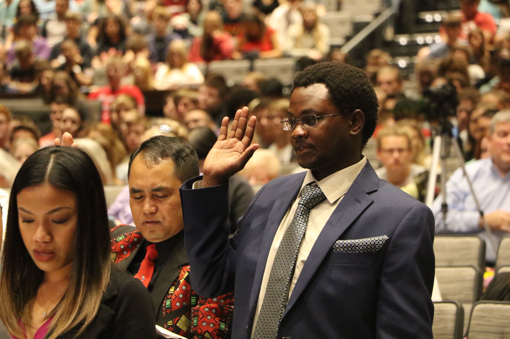 Naturalization ceremony